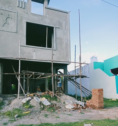 Image of renovation in India